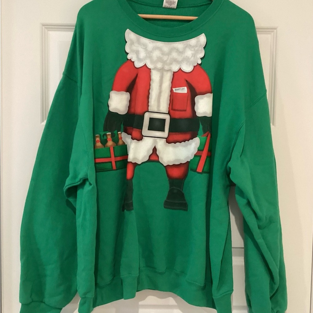 Green Santa Sweatshirt